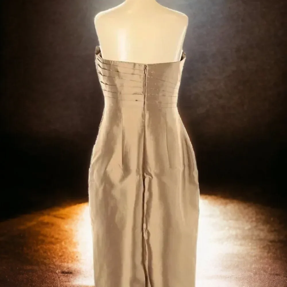 Kay Unger Golden Cocktail Dress